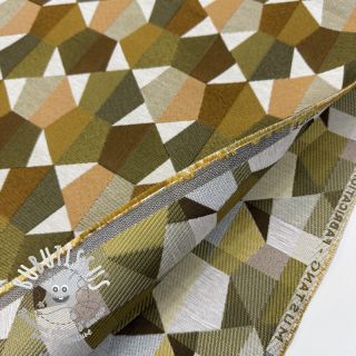 Tissu déco jacquard Mustang gold
