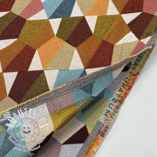 Tissu déco jacquard Mustang multi