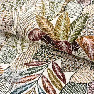 Tissu déco jacquard Egypte blanc