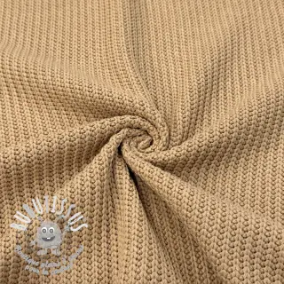 Tissu tricot BIG KNIT beige