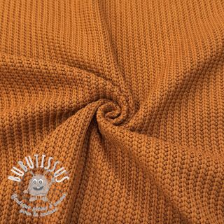 Tissu tricot BIG KNIT brick
