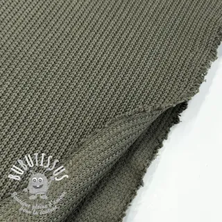 Tissu tricot BIG KNIT camo green