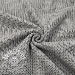 Tissu tricot BIG KNIT light grey