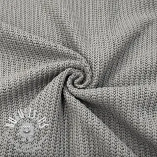 Tissu tricot BIG KNIT light grey