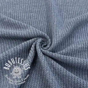 Tissu tricot BIG KNIT blue