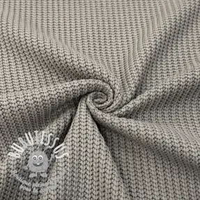 Tissu tricot BIG KNIT stone