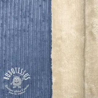 Tissu velours cotelé Cofur fleece jeans