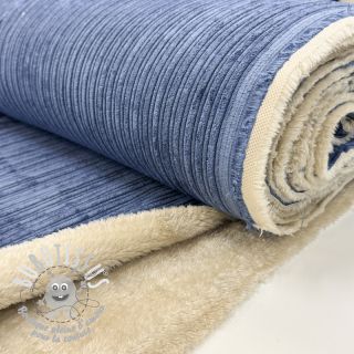 Tissu velours cotelé Cofur fleece jeans