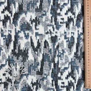 Tissu maille tricot jacquard Comfilia Camo black