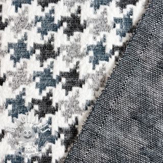 Tissu maille tricot jacquard Comfilia Camo grey