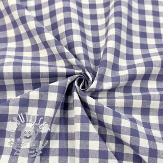 Tissu coton Check lavender