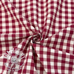 Tissu coton Check berry