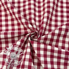 Tissu coton Check berry