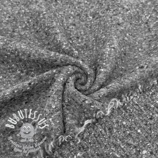 Tissu de manteau PRATO wool dark grey melange