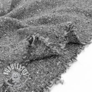 Tissu de manteau PRATO wool dark grey melange