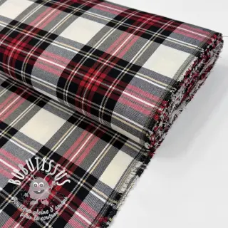 Tartan check black/red/yellow/white