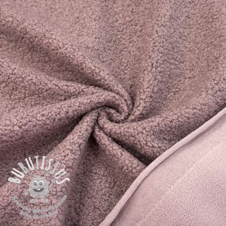 Fleece TEDDY DOUBLE SIDED blush