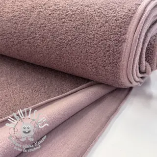 Fleece TEDDY DOUBLE SIDED blush