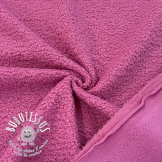 Fleece TEDDY DOUBLE SIDED pink
