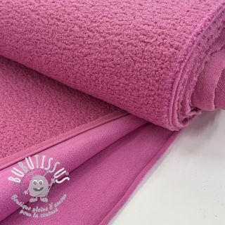 Fleece TEDDY DOUBLE SIDED pink