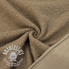 Fleece TEDDY DOUBLE SIDED sand