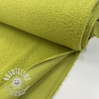 Fleece TEDDY DOUBLE SIDED old lime