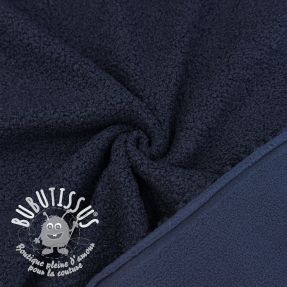 Fleece TEDDY DOUBLE SIDED navy