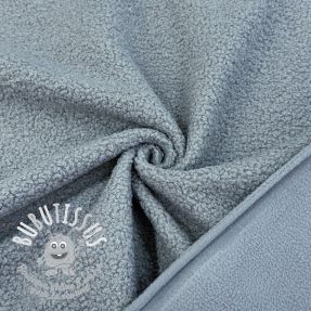 Fleece TEDDY DOUBLE SIDED pale turquoise