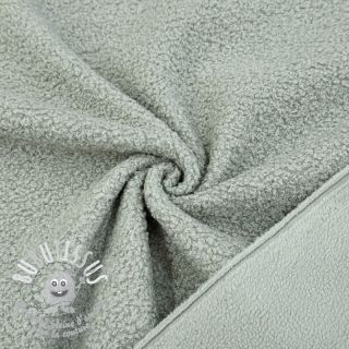 Fleece TEDDY DOUBLE SIDED old green