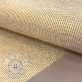 Tissu velours cotelé HUGGY gold