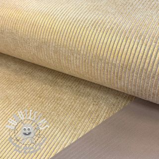 Tissu velours cotelé HUGGY gold