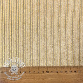 Tissu velours cotelé HUGGY gold