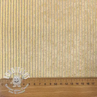 Tissu velours cotelé HUGGY gold