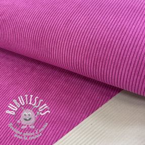 Tissu velours cotelé HUGGY hibiscus