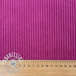 Tissu velours cotelé HUGGY hibiscus