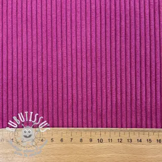 Tissu velours cotelé HUGGY hibiscus