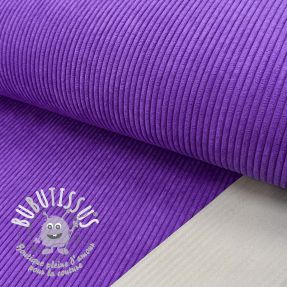 Tissu velours cotelé HUGGY lavande