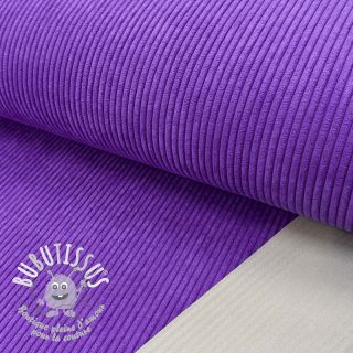 Tissu velours cotelé HUGGY lavande