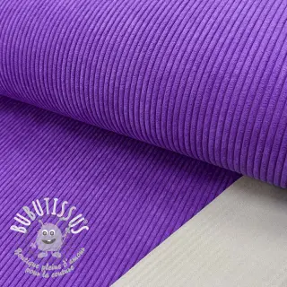 Tissu velours cotelé HUGGY lavande