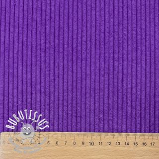 Tissu velours cotelé HUGGY lavande