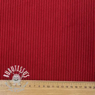 Tissu velours cotelé HUGGY tomate