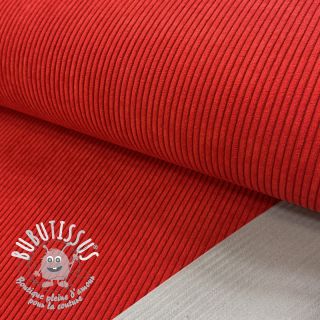 Tissu velours cotelé HUGGY homard