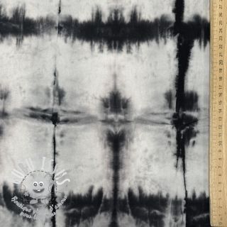 Tissu coton HAND TIE DYE black