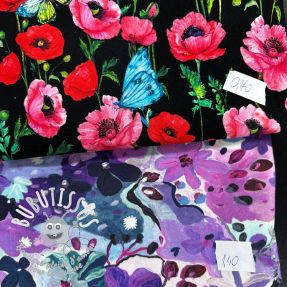 Paquet de tissus sweat design digital print 0329