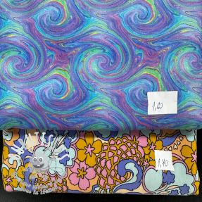 Paquet de tissus sweat design digital print 0335