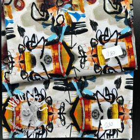 Paquet de tissus jersey digital print 2107