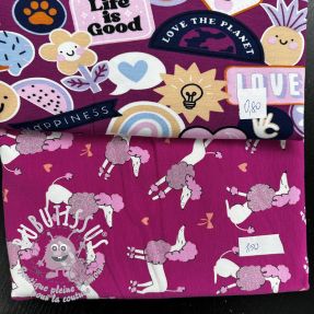 Paquet de tissus jersey design 1224