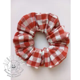 Tissu coton Check terra
