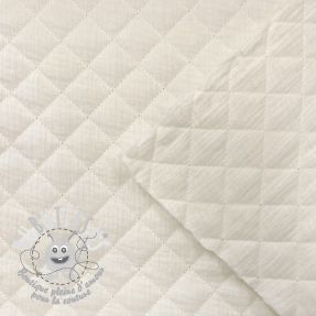 Tissu double gaze/mousseline QUILT ecru