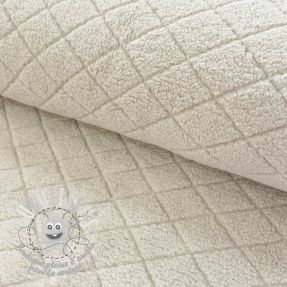 Tissu de manteau TEDDY Diamond beige